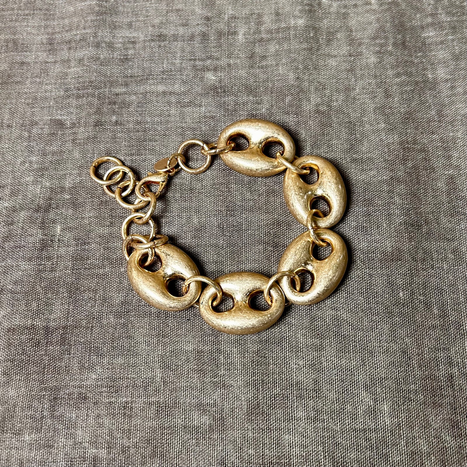JENNIFER metal hawser link bracelet