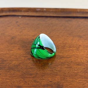 Paloma - Murano glass cocktail ring