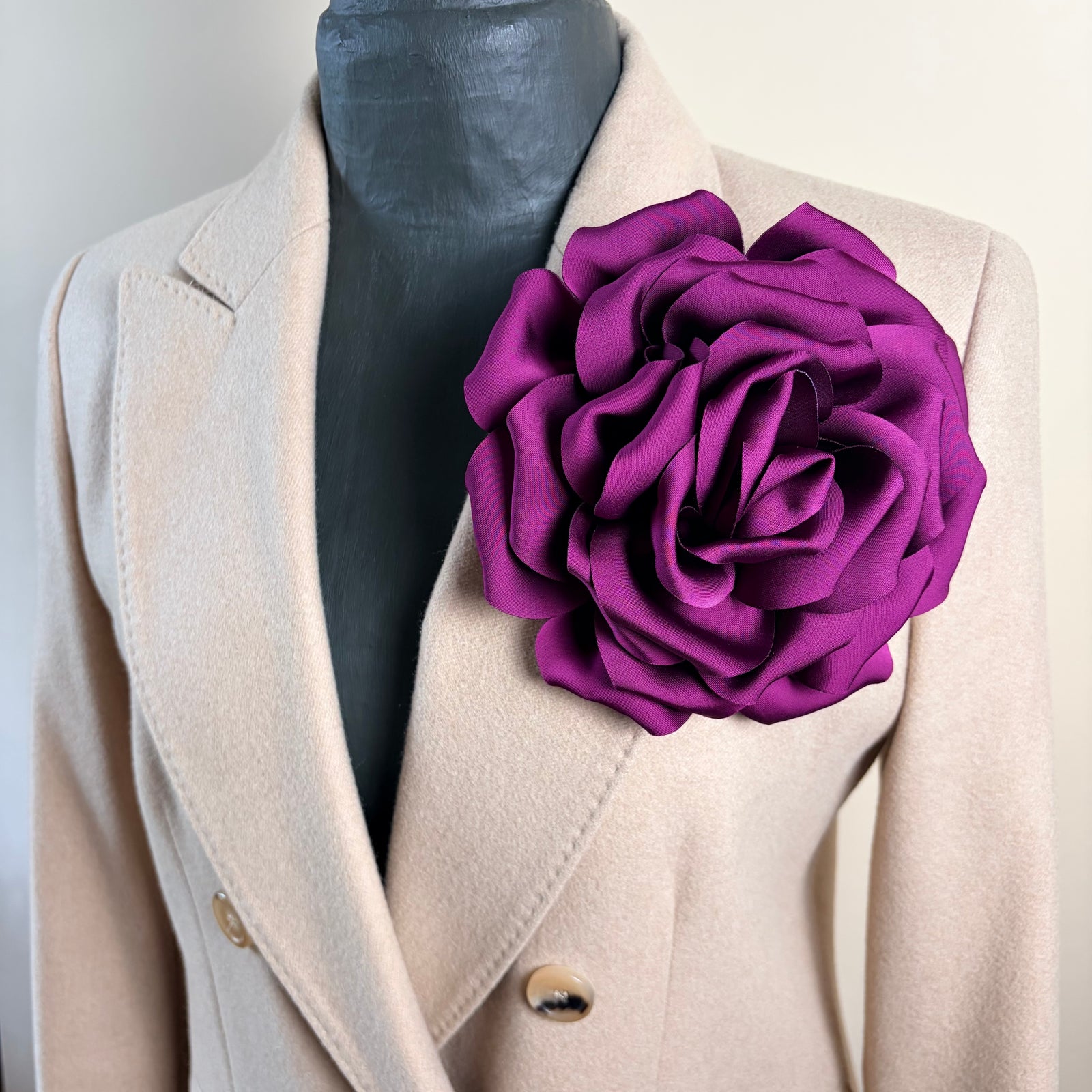 Flower brooch & hair fascinator 'AISLING'