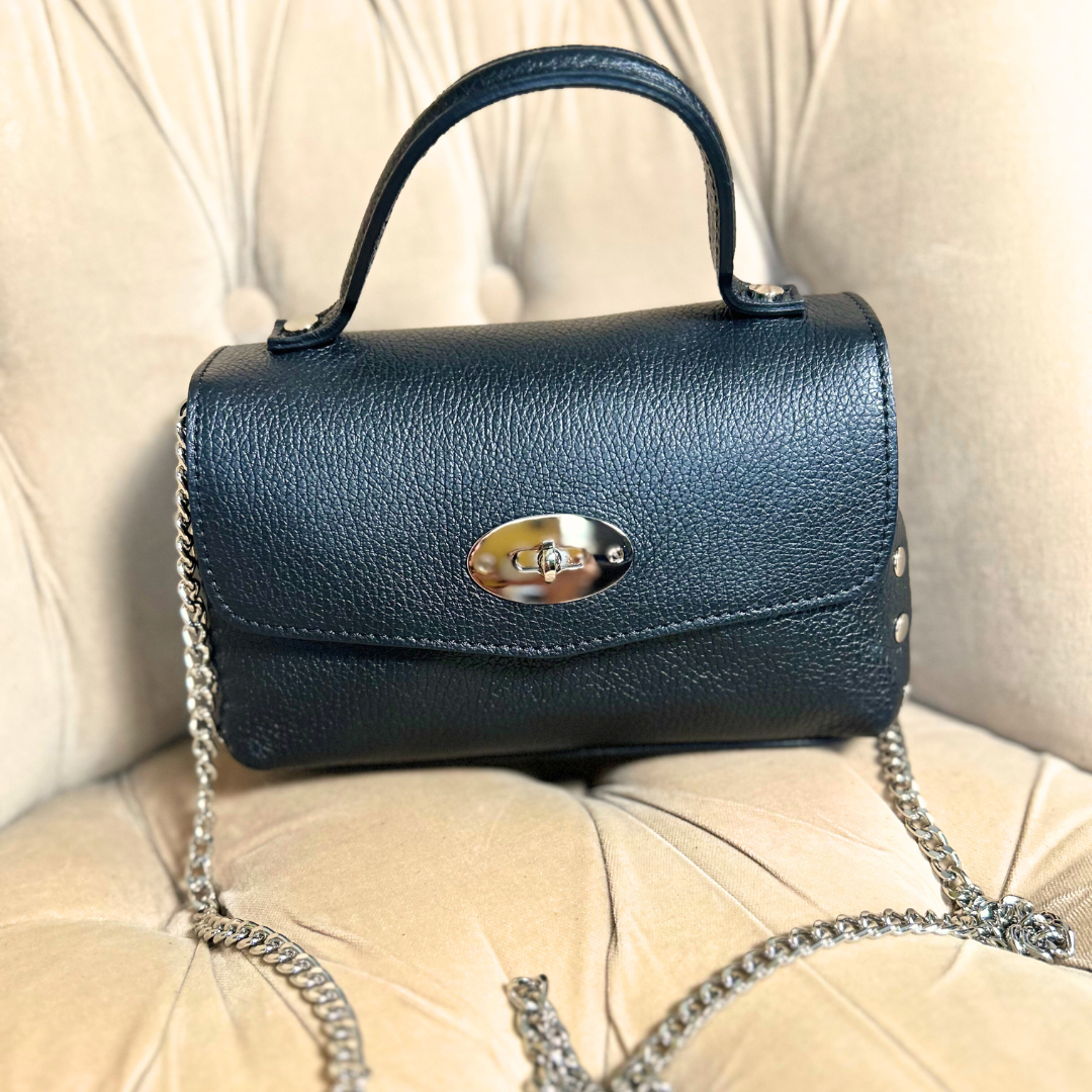 MILAN small leather studded handbag