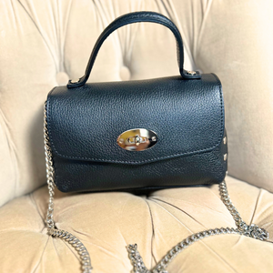 MILAN small leather studded handbag