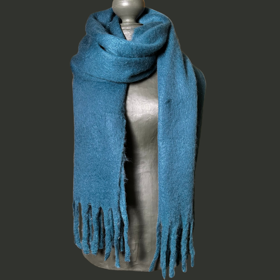 Long cosy women's blanket scarf 'SLOANE'
