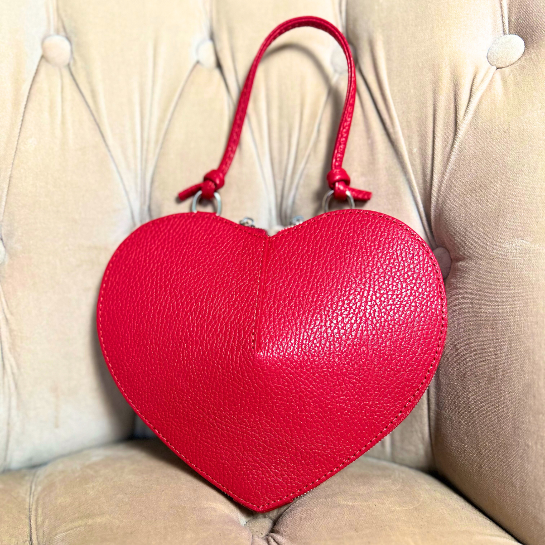 VERONA heart shaped leather handbag