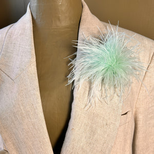 Feather brooch & hair fascinator 'HARPER'