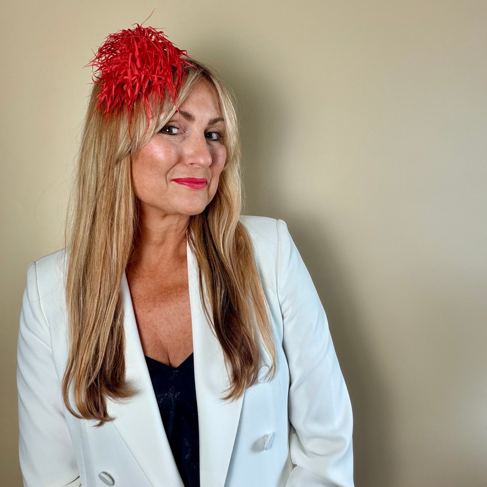 Fabric brooch & hair fascinator 'EIRA'