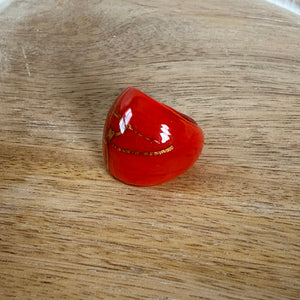 Murano glass cocktail ring 'PALOMA'