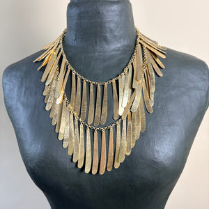 ISADORA - METAL FRINGE NECKLACE