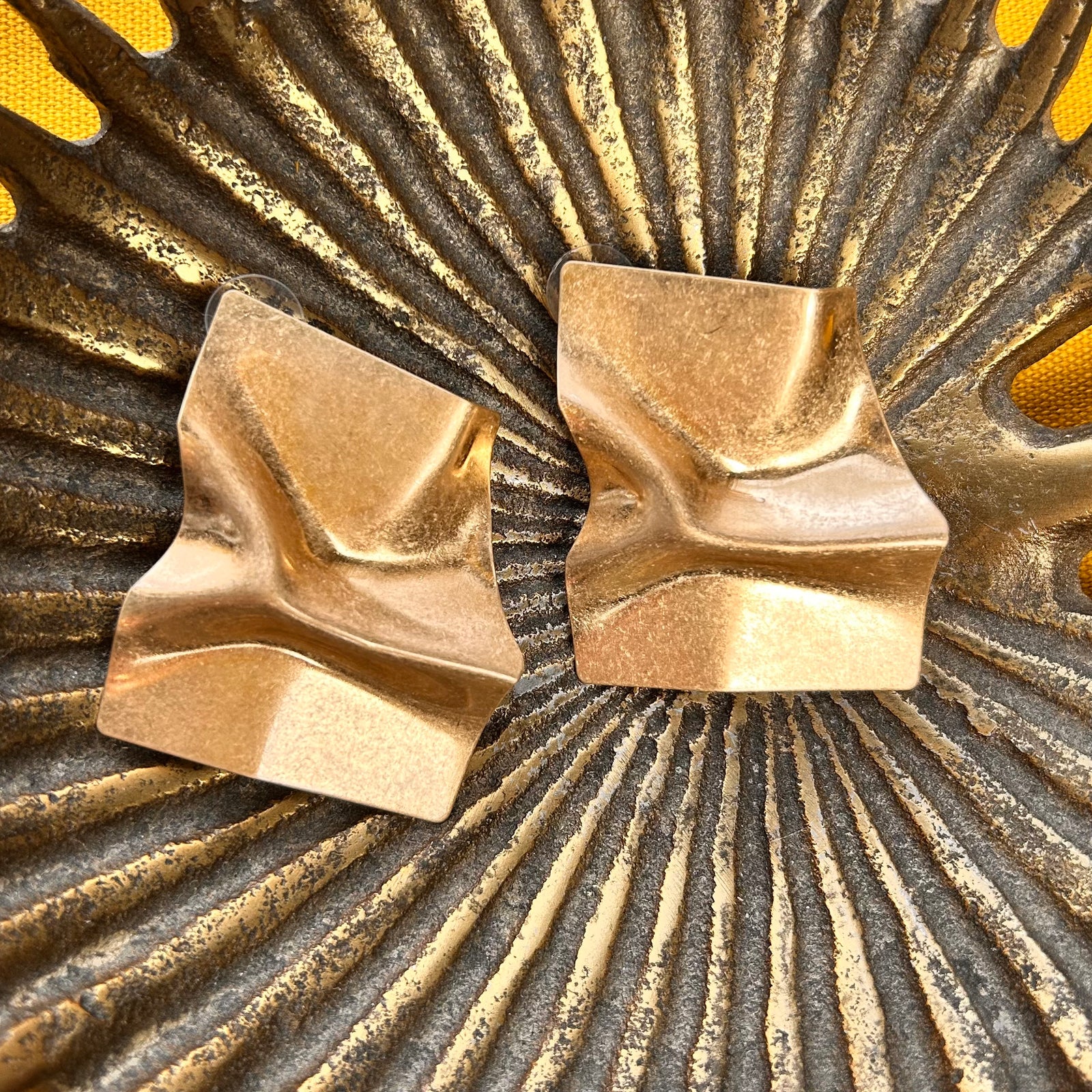 Adalynn - large geometric shaped stud earrings