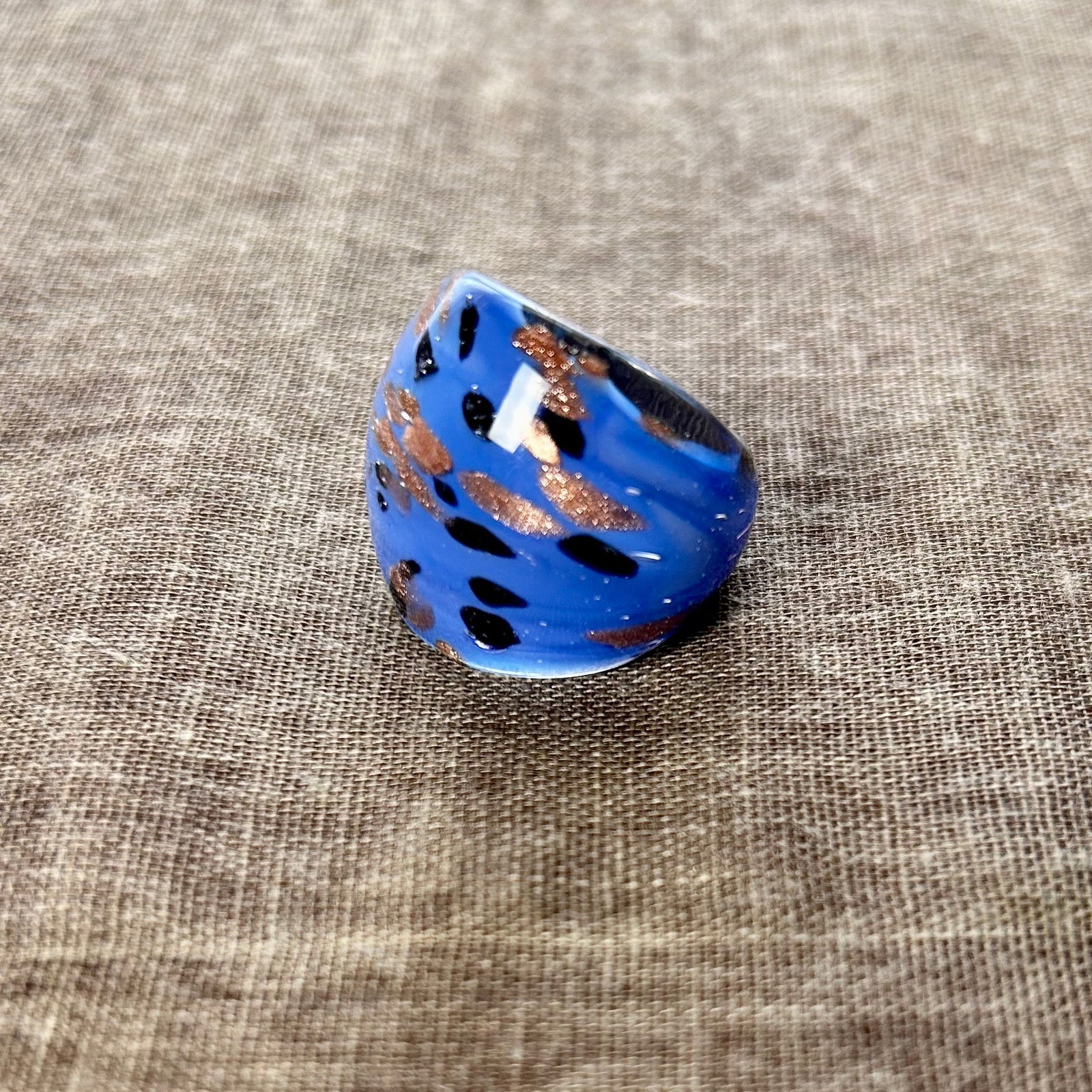 Paloma - Murano glass cocktail ring