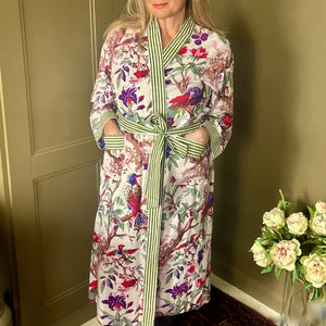 Aubrey - cotton printed dressing gown