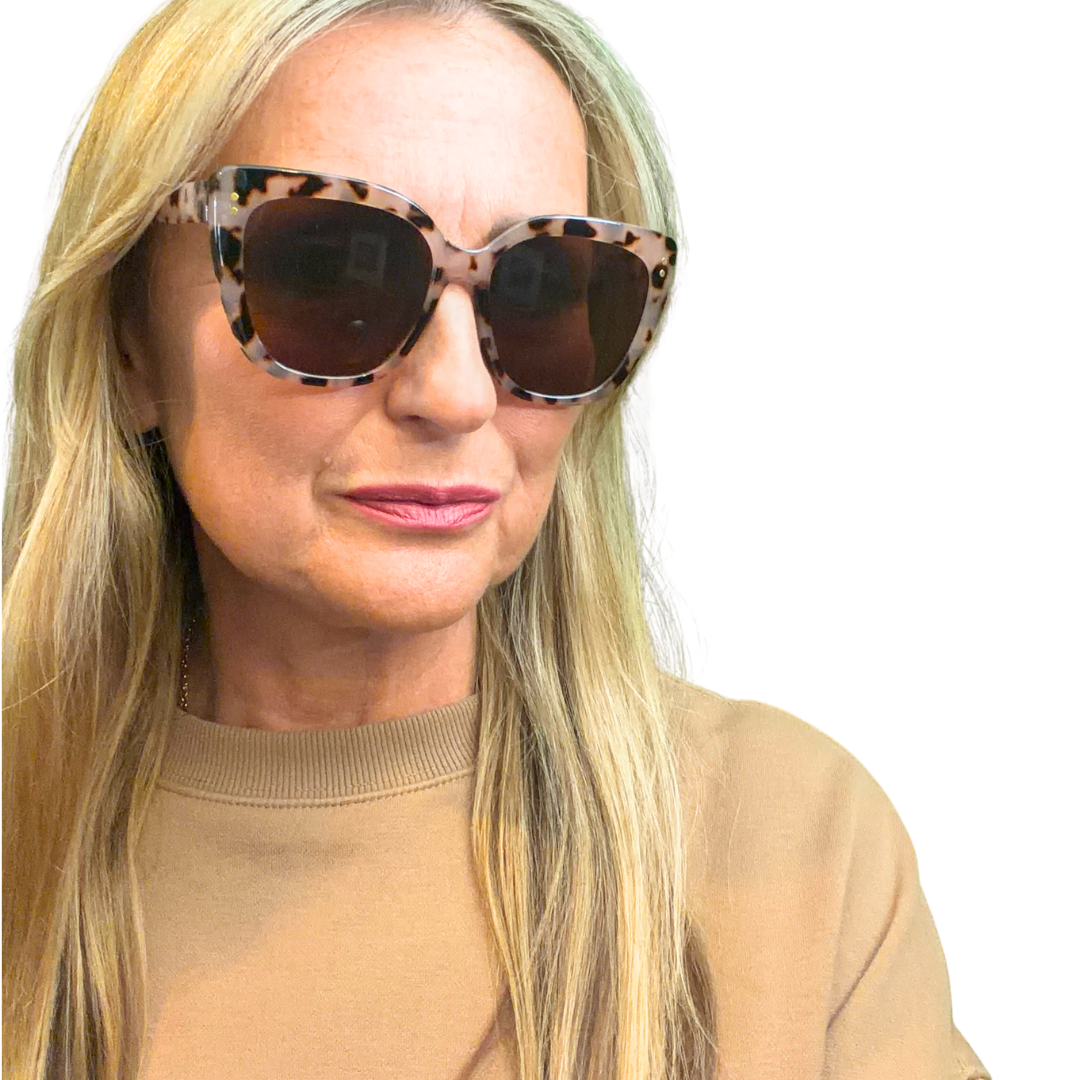 Indonesia - oversized cats eye shape ladies sunglasses