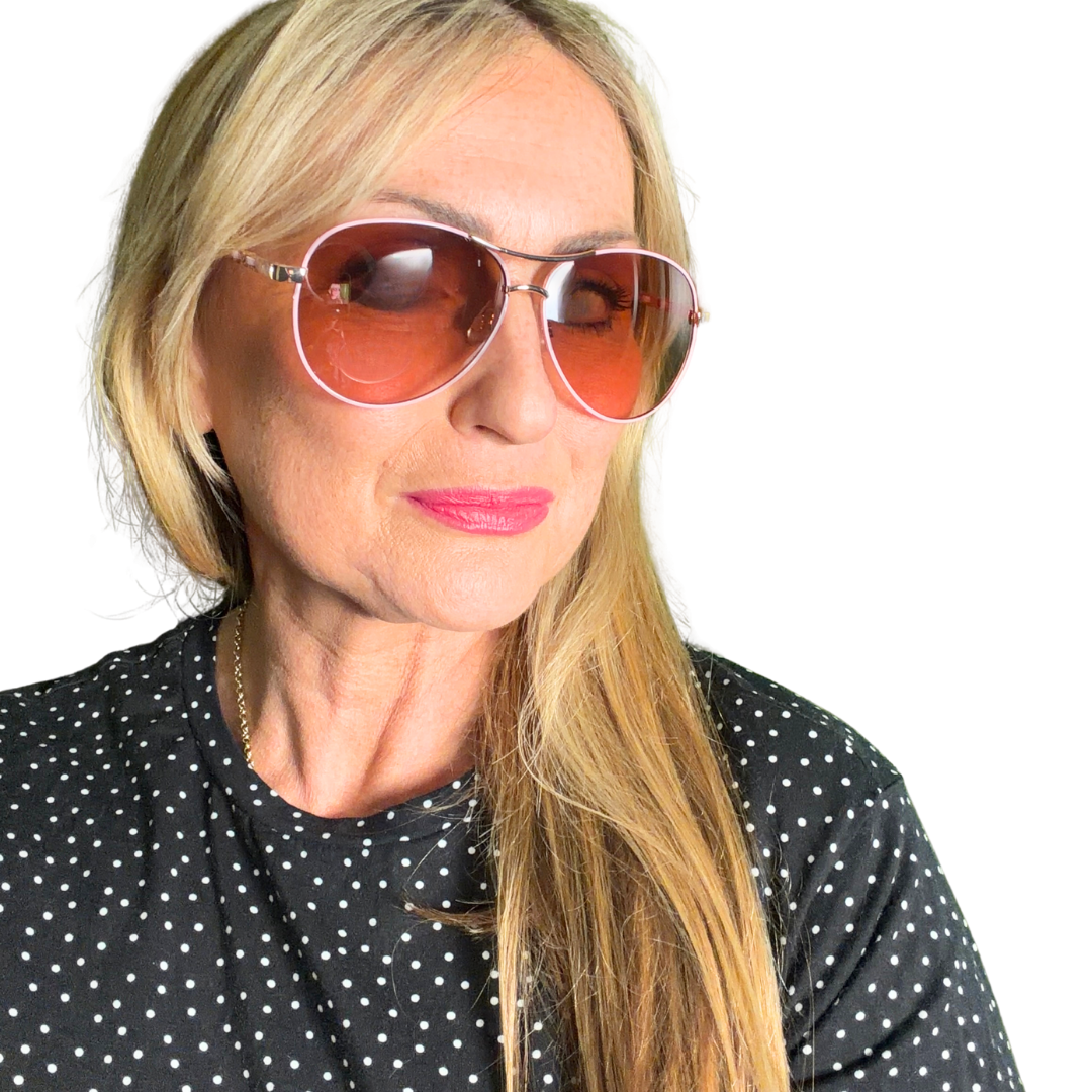 Maldives - aviator style metal frame sunglasses