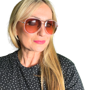 Maldives - aviator style metal frame sunglasses