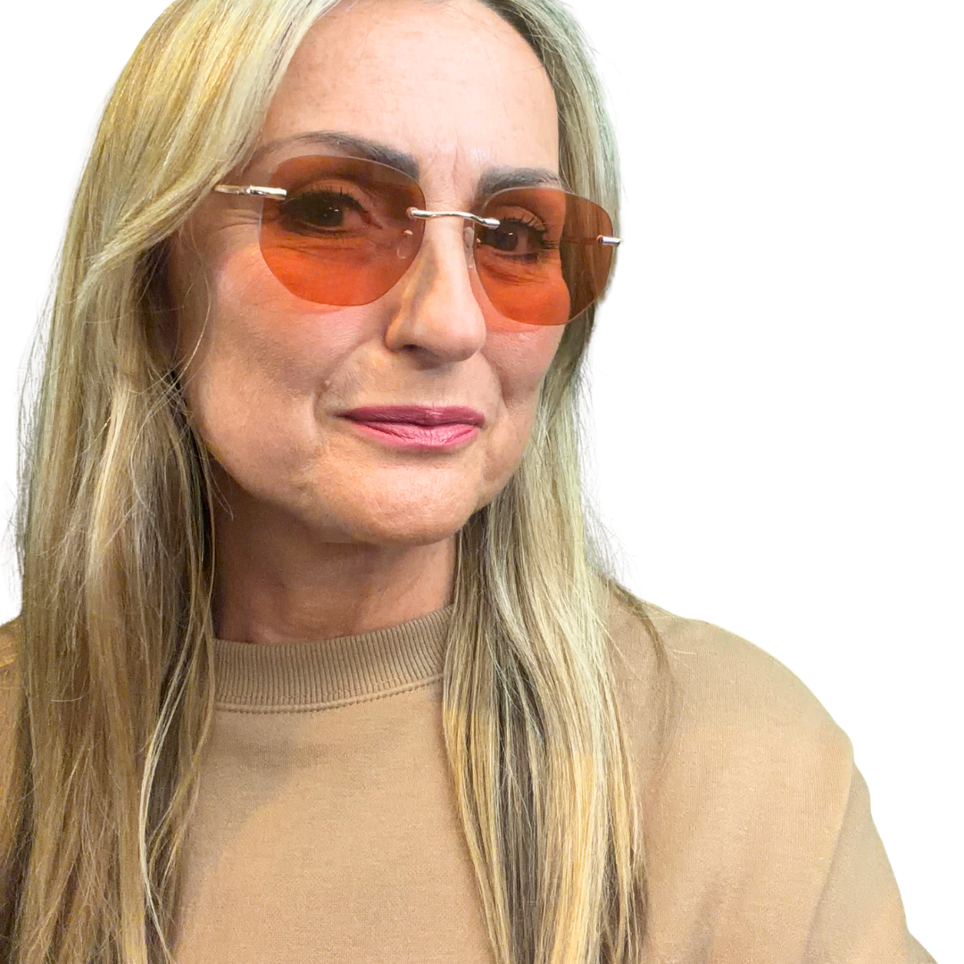 Cuba - frameless retro style ladies sunglasses