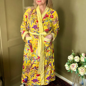 Aubrey - cotton printed dressing gown