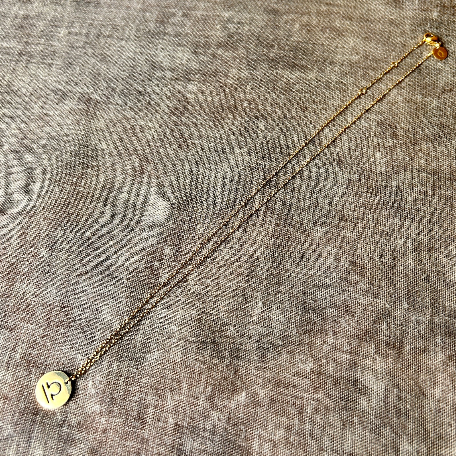 Libra - steel zodiac necklace